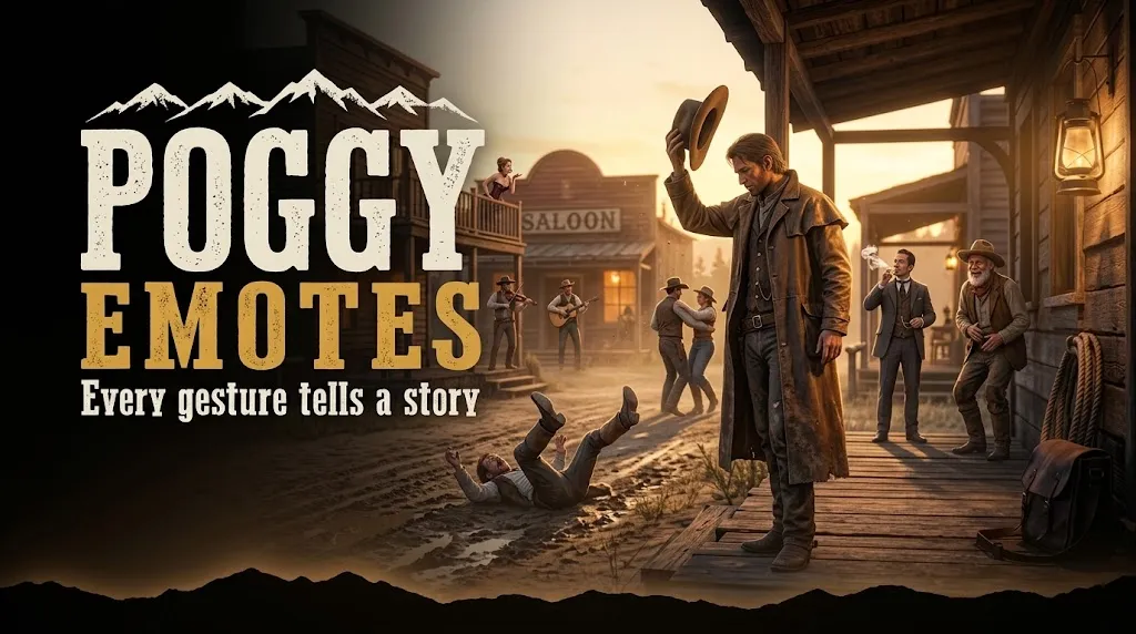 Poggy Emotes — RedM Emote Menu Script
