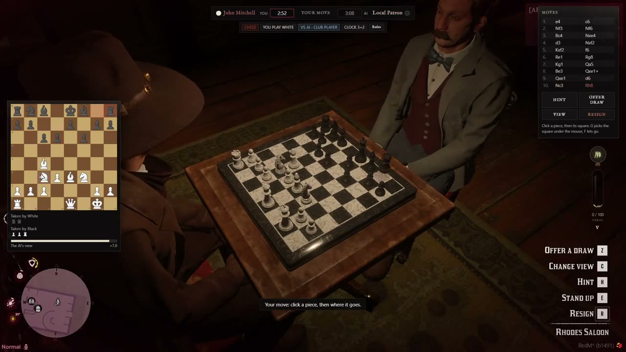 The marble set in game